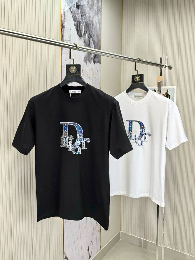 Dior, Spring/Summer 2025 new arrival! This stylish, round-neck, short-sleeved, h