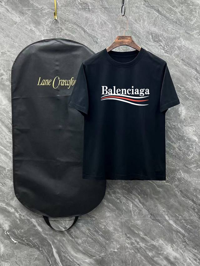 Balenciaga 2025 Spring/Summer new release, the latest short-sleeved crew neck T-