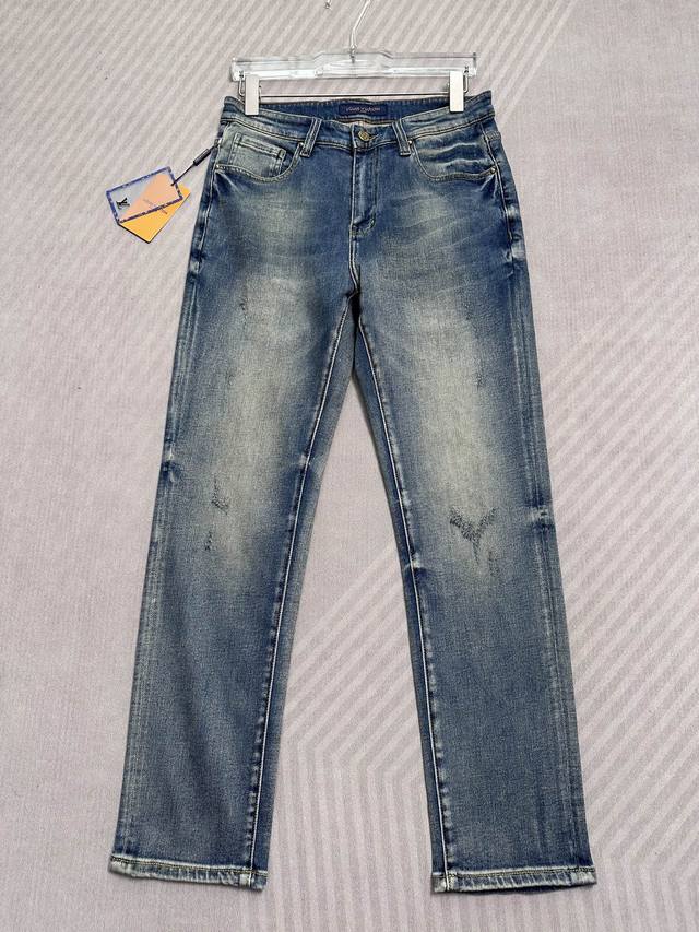 Lv Donkey 25Ss new summer jeans, high-end quality, super soft and comfortable fa