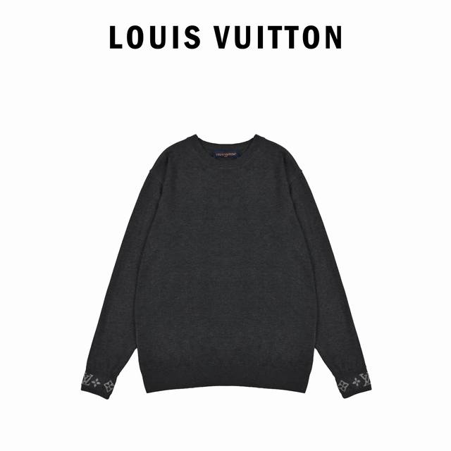 Louis Vuitton 25Ss jacquard ribbed sleeve cashmere sweater DDD. Originally purch
