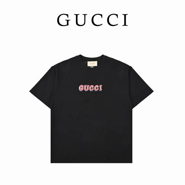 Gucci Spring/Summer New Arrivals New Short-Sleeved T-Shirt Made of imported merc