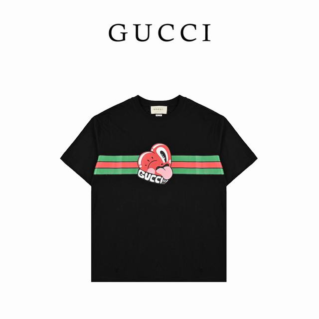Gucci 24Ss new cartoon print short-sleeve Fabric: Specifications: Made of solid