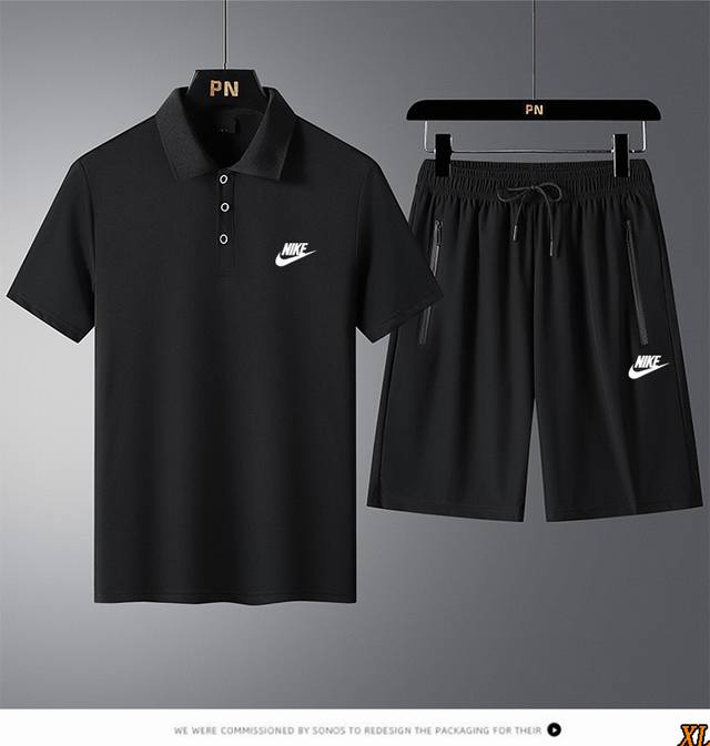Nike exclusive real shot of the new summer high-quality half-sleeved ice silk P