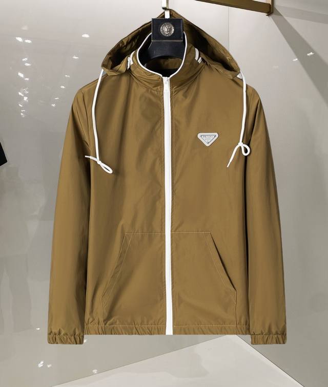 Prada's latest men's jacket in 25 years, featuring a color combination that is c