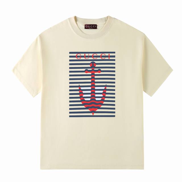 G's 25th Summer Collection Gucci anchor stripe logo - Made of 250g double-yarn c