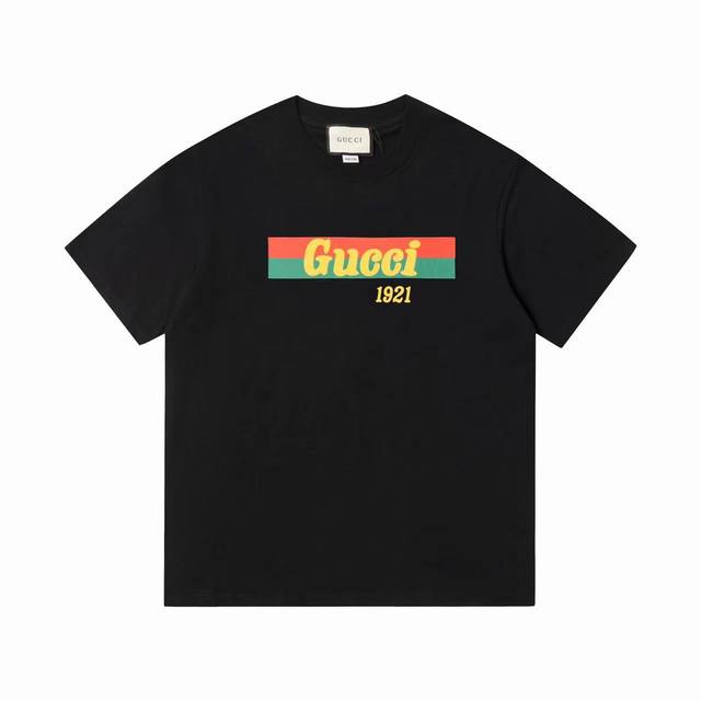 High-quality Gucci Spring/Summer printed direct-injection short-sleeved T-shirt