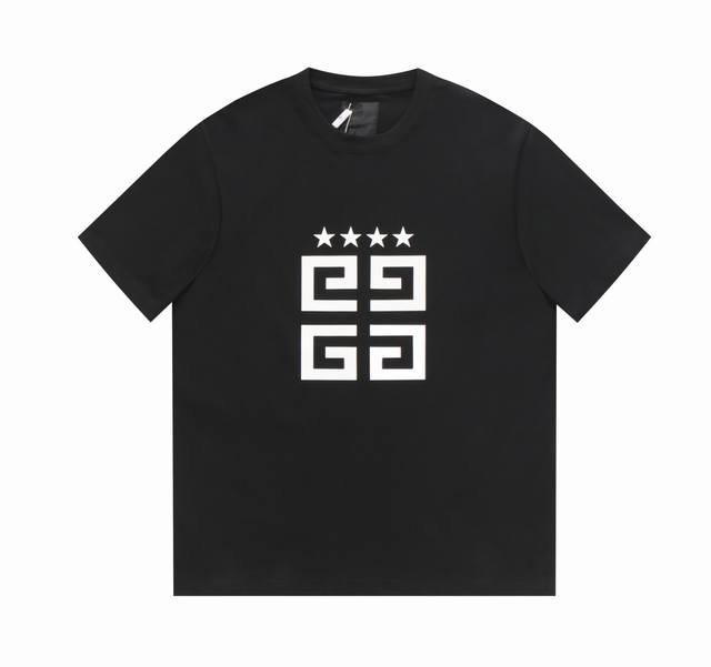 Givenchy's latest five-pointed star print short-sleeve top, DDD, is made from 26