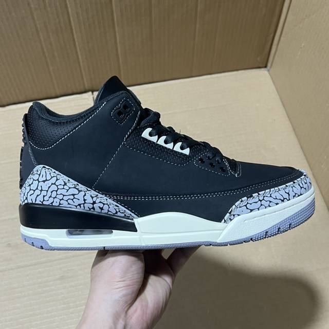 Pb version of Aj3 small black cement! size 40-47.5 full size restock! Exclusive