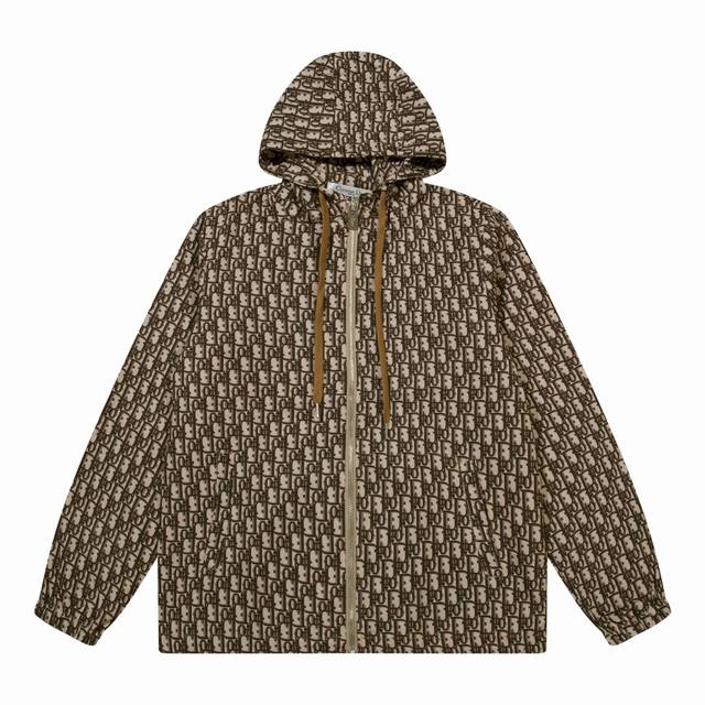 Top version different currency] Style: Dior hooded zipper jacket Size: Xs-L Full