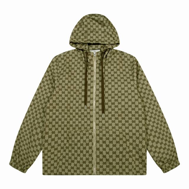 Top version different currency] Style: Gucci Hooded Zipper Jacket Size: Xs-L Ful