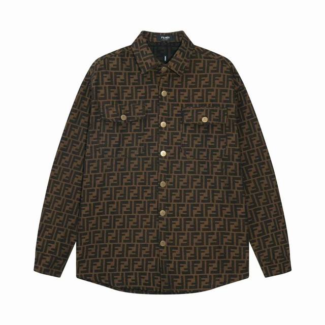 Fendi's new spring/summer 24Ss denim jacket features a heavyweight, shredded hem