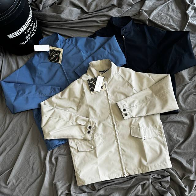 Japanese style Nanamica 2L Harrington stand collar waterproof jacket, Goretex w