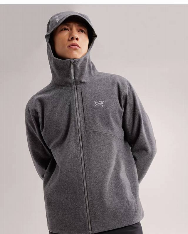 Printed version reflective Arc'Teryx Gamasl Men's Autumn and Winter Windproof Ho