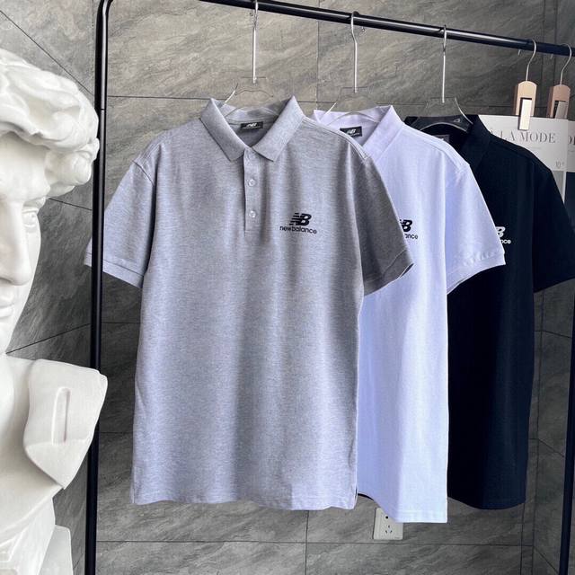 New Balance's evergreen three-color Polo short-sleeved T-shirt is now available.