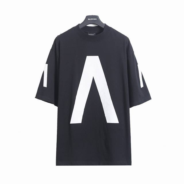 Balenciaga Blcg 25Ss Archive Music limited edition distressed short-sleeved T-sh