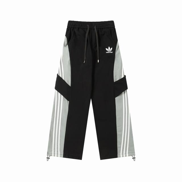 Balenciaga X Adidas' new high-street straight-leg casual sweatpants are made of