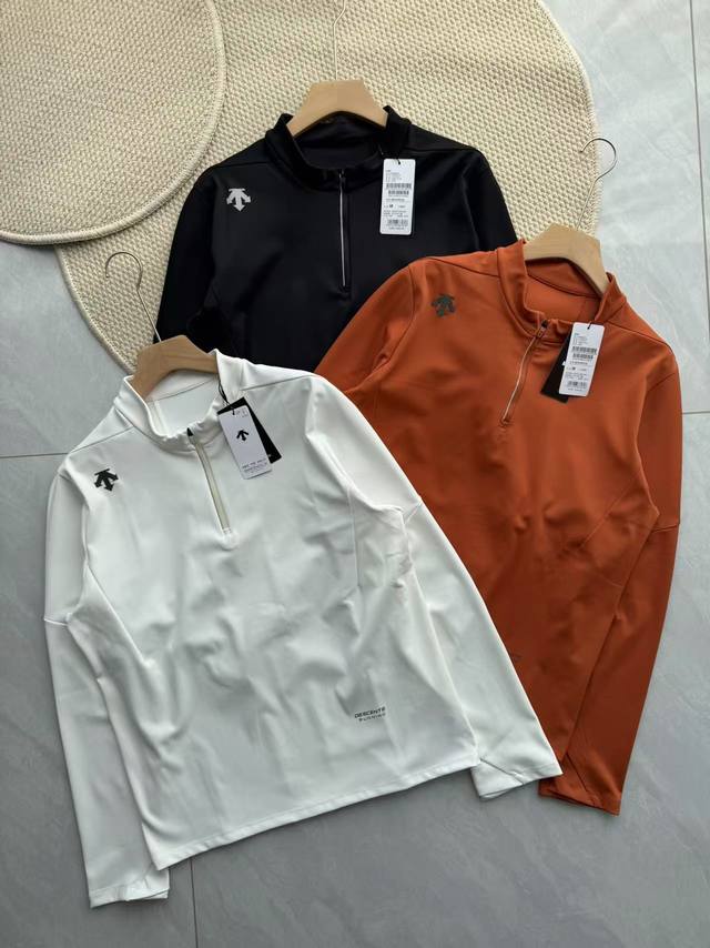 Men's Arrowhead Reflective Zipper Long-Sleeved Sweater Sizes: Black, White, Brig