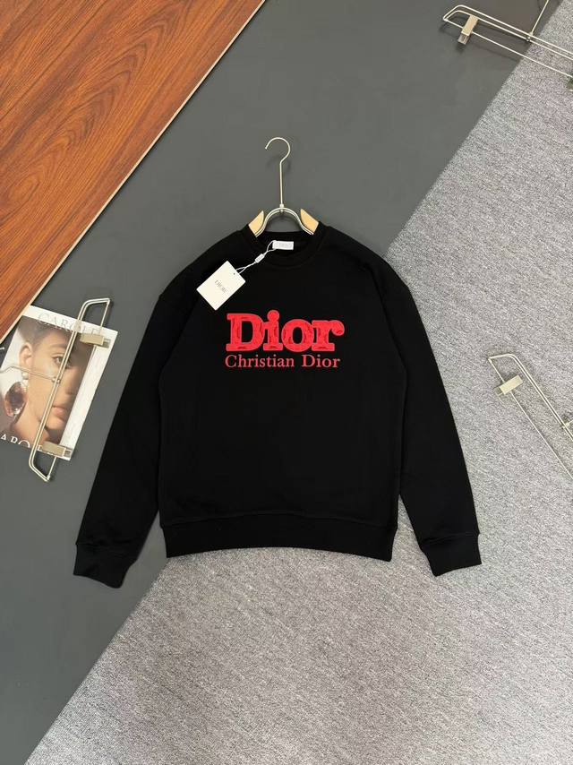 Dior *Dior*Cd* Custom 3D offset printing logo design Latest fall/winter round-ne