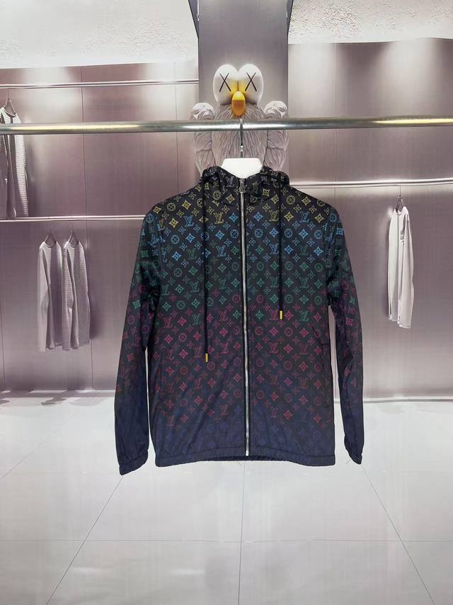 Lv Louis Vuitton 2025 Fall/Winter new style gradient monogram logo full-print ho