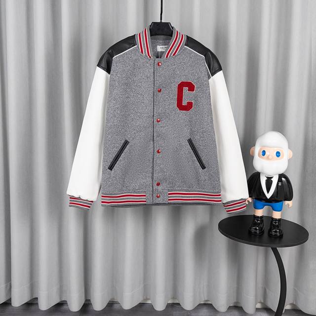 Celine runway-inspired baseball jacket DDD. After a month of preparing the origi