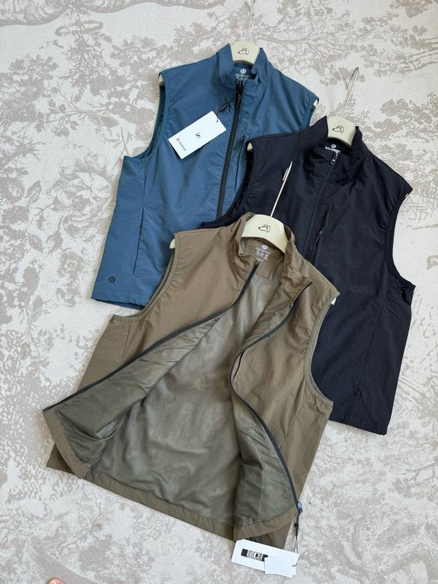Lululemon Spring/Summer 25 New Arrivals! Men's Multifunctional Woven Vest for Ou