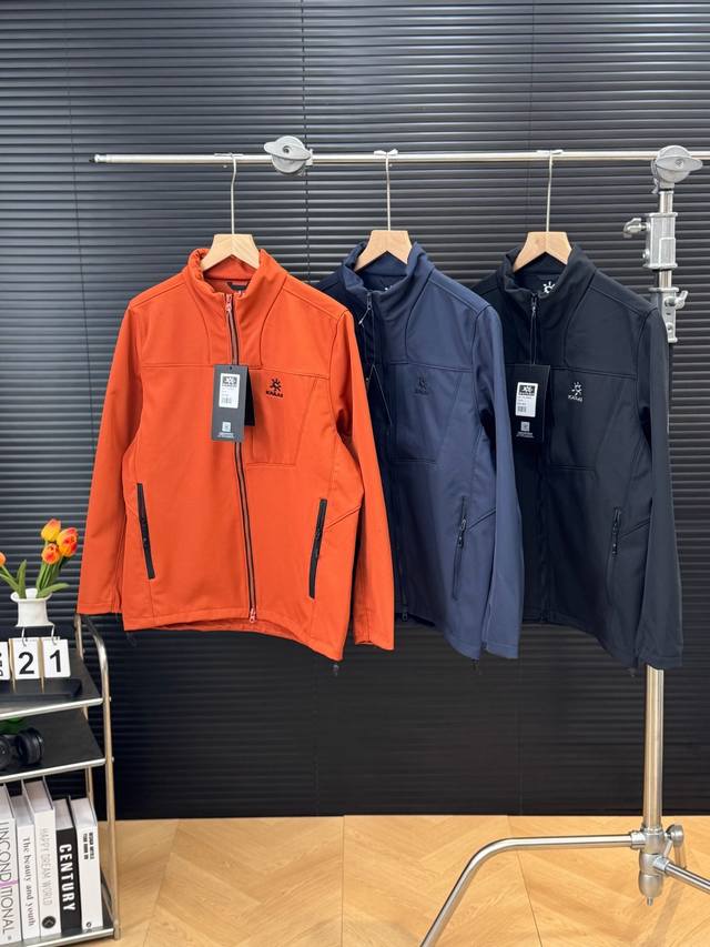 Embroidered high version supply control Kailas Kailas new soft shell plus fleece