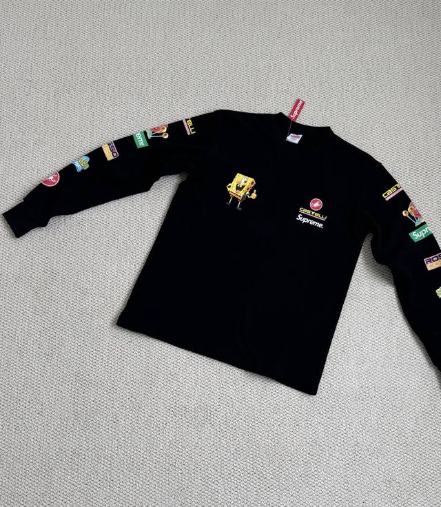 High weight! Supreme SpongeBob SquarePants collaboration SS25 Week11 Racing LS T