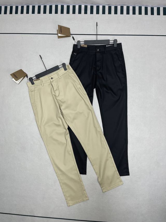 Burberry's new fall Warhorse men's business casual pants. These high-end men's b