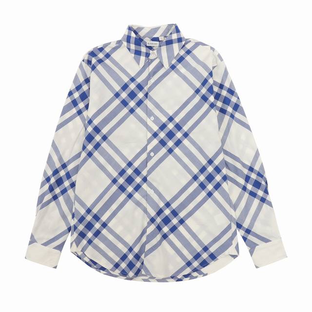 Burberry Burberry Large Check Cotton Long Sleeve Shirt Size: Xs-L DDD