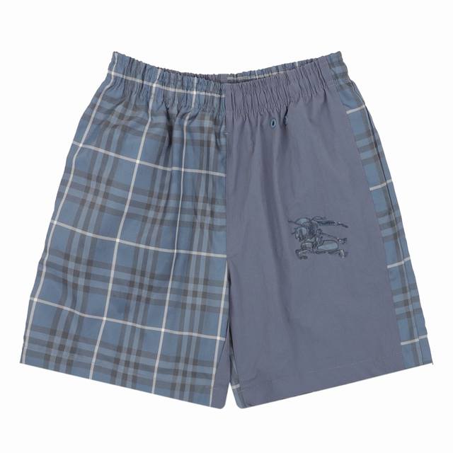 Burberry Burberry classic diagonal check patchwork beach shorts Size: Xs-L DDD
