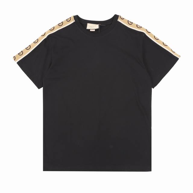 Gucci Gucci side webbing round neck T-shirt Size: SL DDD