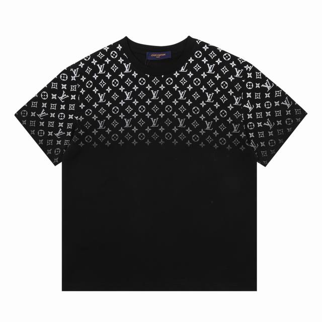 Louis Vuitton gradient full-print logo short-sleeved T-shirt Size: Xs-L DDD