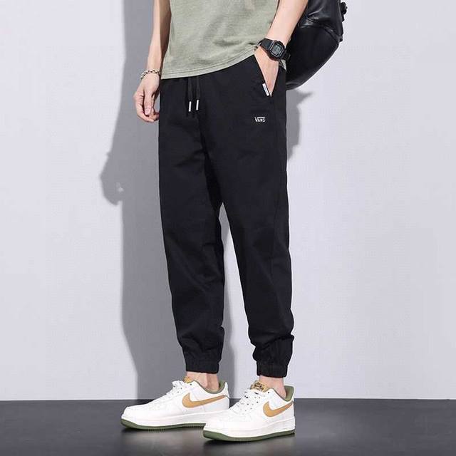 Vans Spring/Autumn Cambered Casual Pants. Custom-made new cotton-polyester blen