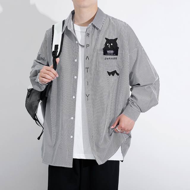 New arrival: P 2025 new casual Vans embroidered shirt monogram style. We just s