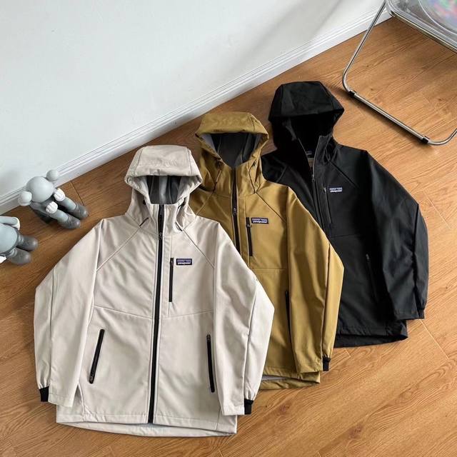 Patagonia Outdoor Triple-Proof Comfortable Breathable Softshell Fleece Jacket fo