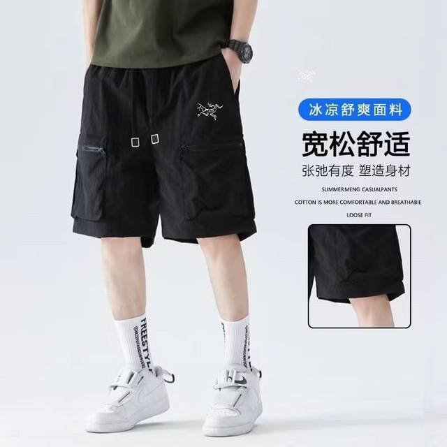 Arc`Teryx 25Ss new summer functional workwear pocket zipper outdoor workwear sho