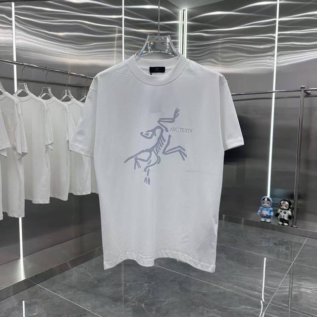 Arc'teryx 2025 Spring and Summer New Short-sleeved T-shirt - Fabric: 240g double