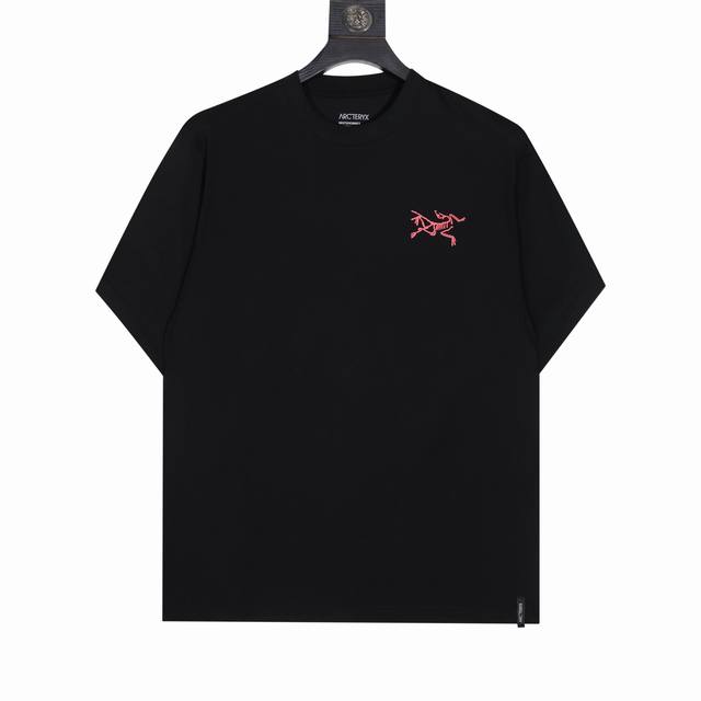Arc'Teryx Arc23Ss chest printed short-sleeved T-shirt Fabric: 240g double yarn h