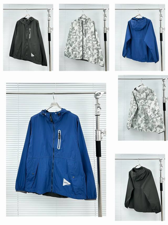 Little Savage And Collaboration Hooded Jacket (Blue, Dark Grey, S-XL) Gramicci x
