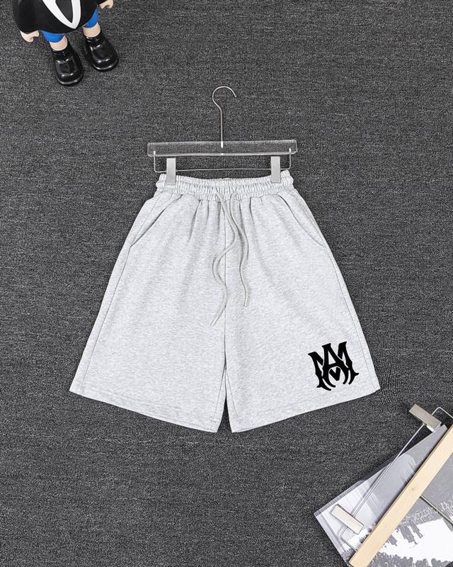 Amiri pure cotton shorts, sweatpants, and shorts (DDD). 1:1 matching fabric, 360