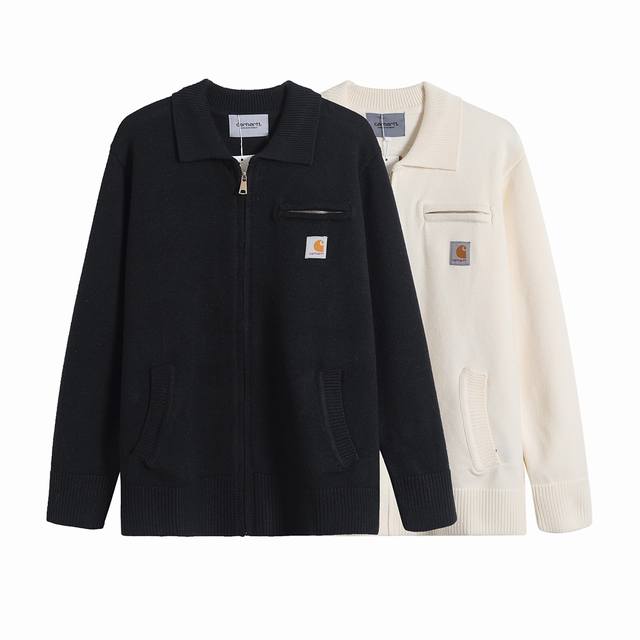 Carhartt Cardigan Sweater! First appearance in the knitted cardigan category! Ca