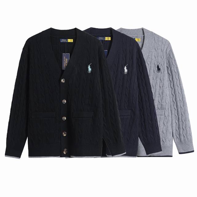 Ralph Lauren, this Ralph Lauren knitted cardigan is absolutely amazing! A solid-