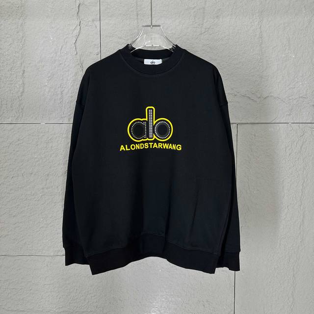 Alo*2025 Early Autumn and Winter New Classic Simple Letter Three-Dimensional Foa