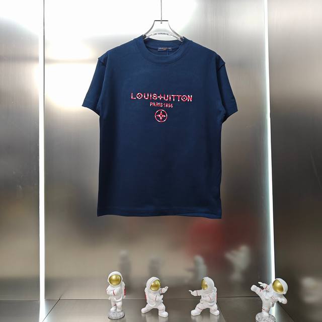 Louis Vuitton Lv 2025 Spring/Summer new unisex short-sleeved T-shirt! Custom-mad