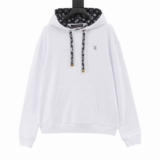 Louis Vuitton Lv monogram patchwork hooded sweatshirt Authentic 10969 purchased,