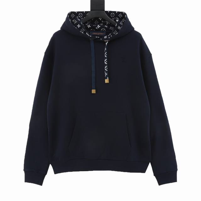 Louis Vuitton Lv monogram patchwork hooded sweatshirt Authentic 10969 purchased,