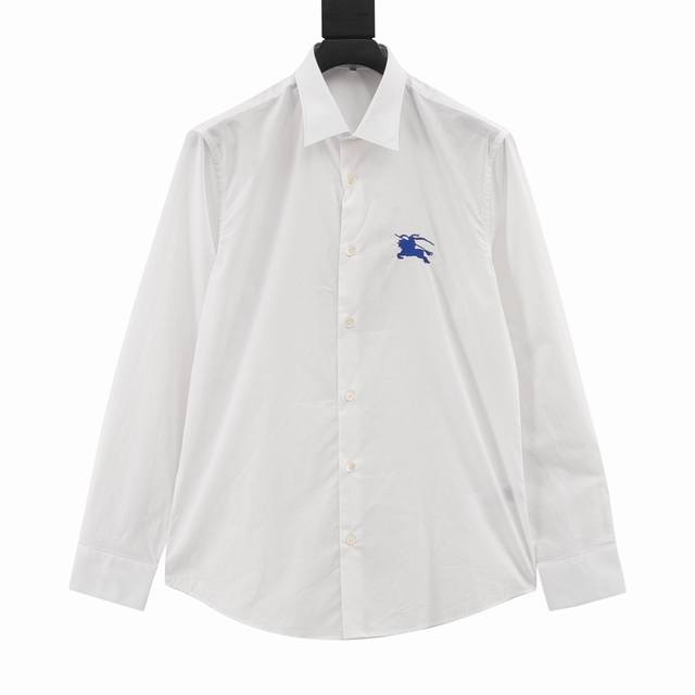 Burberry Warhorse Embroidered Long-Sleeved Shirt DDD. This timeless, highly reco