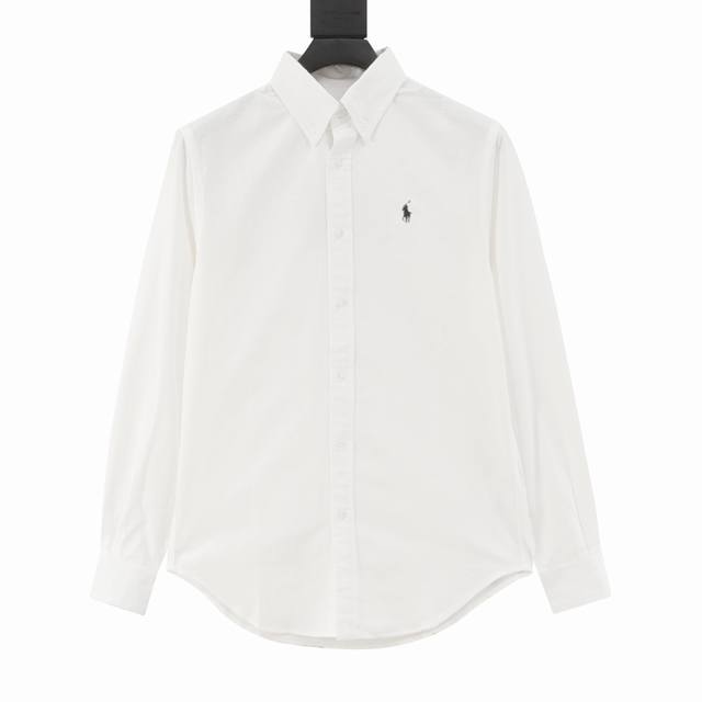 Polo Ralph Lauren R28 Oxford Solid Color Logo Embroidered Button-Breasted Lapel
