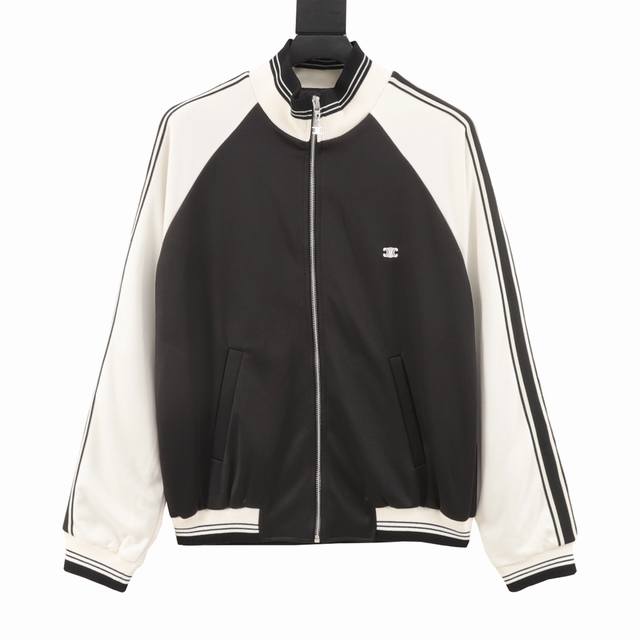 Celine Celine Arc de Triomphe embroidered stand-up collar jacket Customized Qime