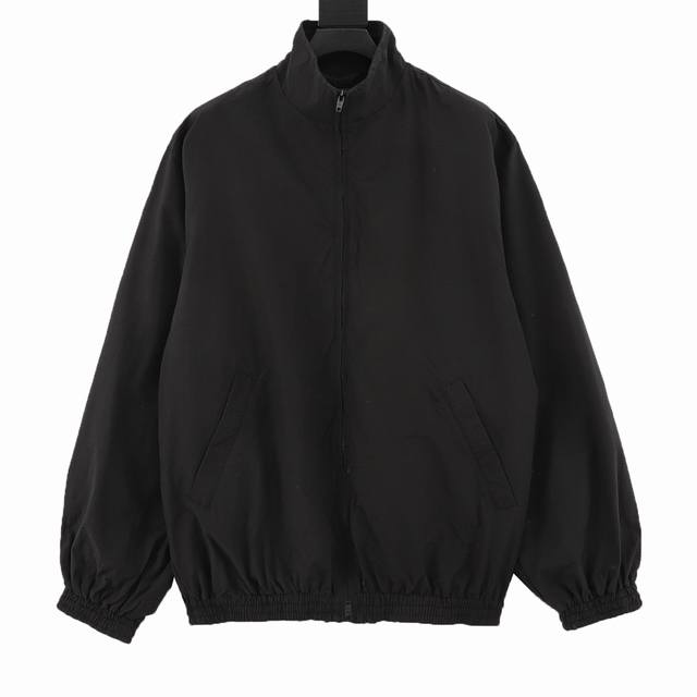 Balenciaga Blcg Yellow Tape Stand Collar Jacket Custom-made nylon silk and starr
